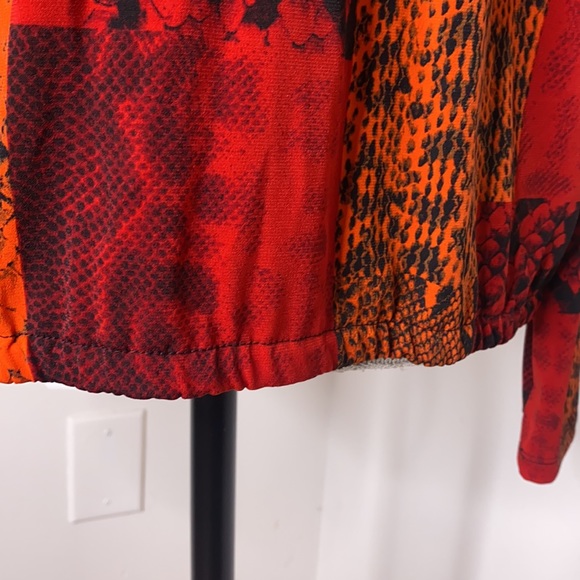 MICHEAL MICHAEL KORS RED BLAZE XL BLOUSE - Picture 5 of 8